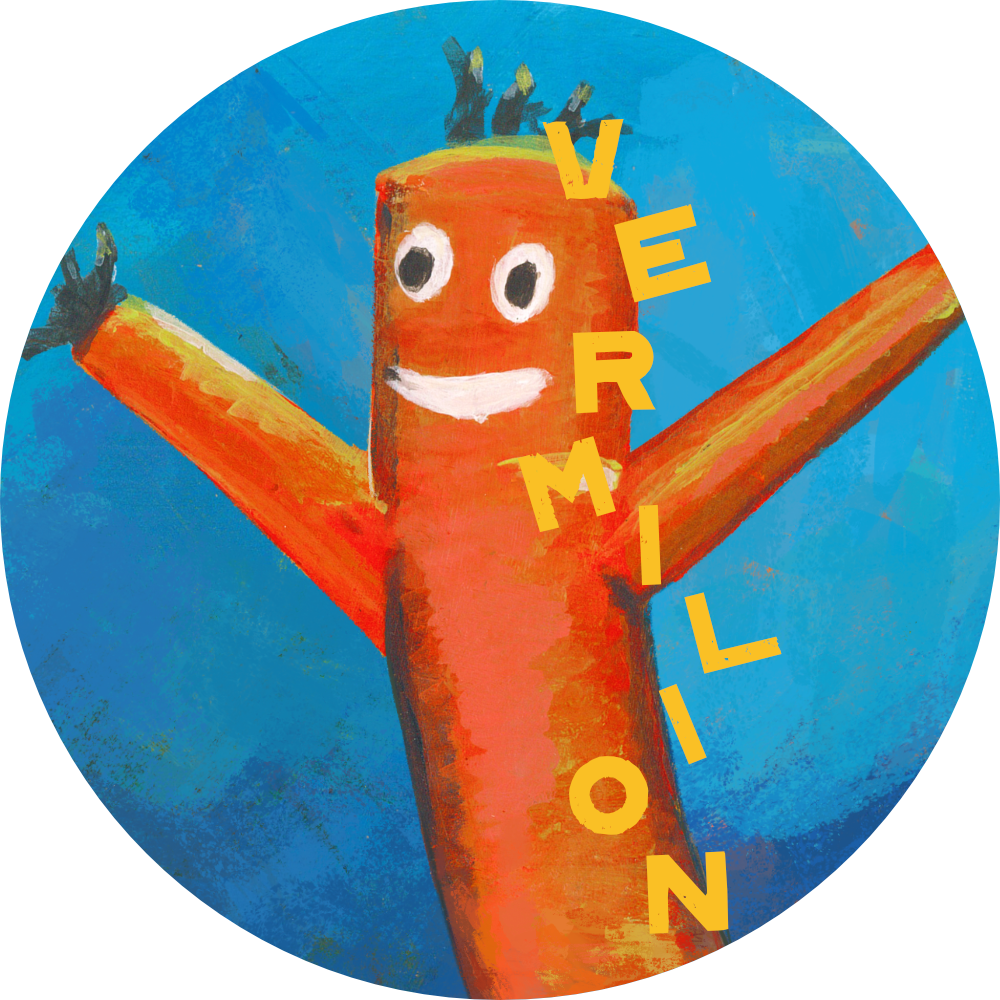 Vermilion Logo in a round frame
